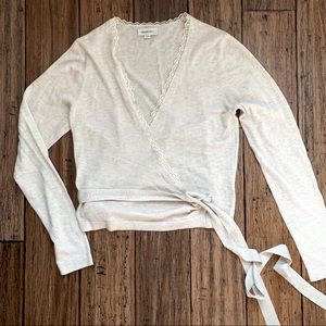 Smart Set Wrap Sweater